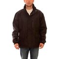 Tingley Icon„¢ Premium Breathable Jacket, Size Men's 3XL, Attached Hood, Black J24113.3X